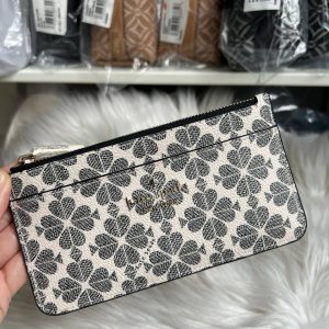 [ReadyMY] Kate Spade Flower Large Slim Card Holder in Black Multi