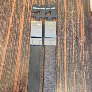 [ReadyMY] Michael Kors Reversible Belt in Signature Brown (Small MK Logo)