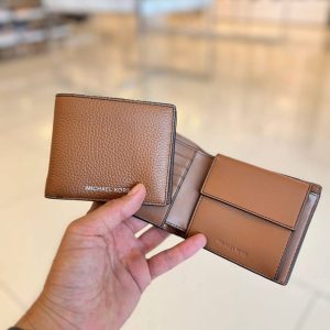 [ReadyMY] Michael Kors Cooper Billfold Coin Wallet in Luggage