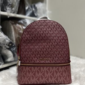 [ReadyMY] Michael Kors Rhea Backpack in Signature Cherry