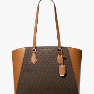 [ReadyMY] Michael Kors Taryn Large Tote in Signature Brown