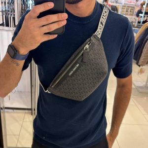 [ReadyUS, eta mid Aug] Michael Kors Cooper Belt Bag in Signature Black